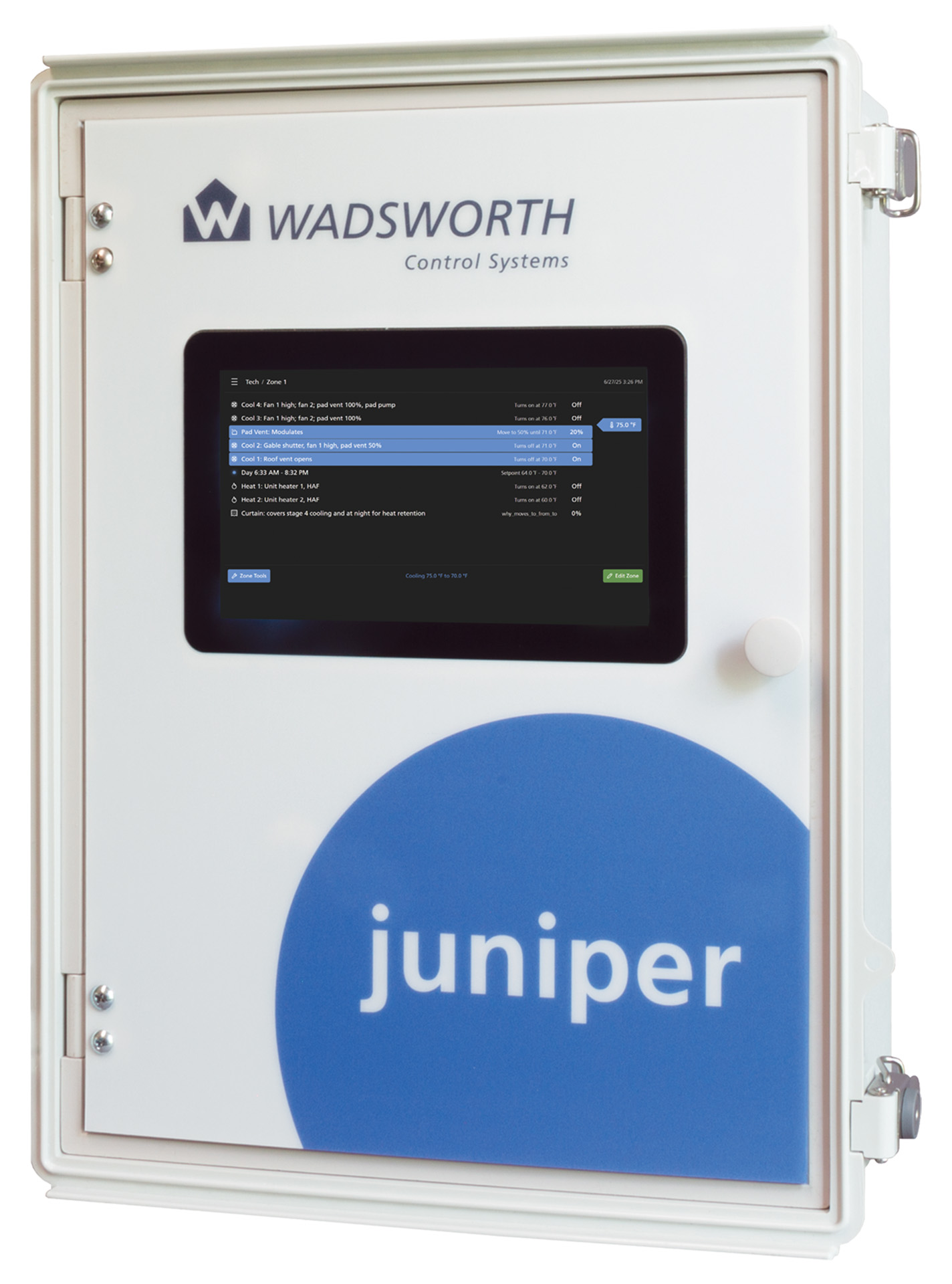 Wadsworth Controls Juniper Advanced Greenhouse Controls Wadsworth Controls Juniper Advanced Greenhouse Controls