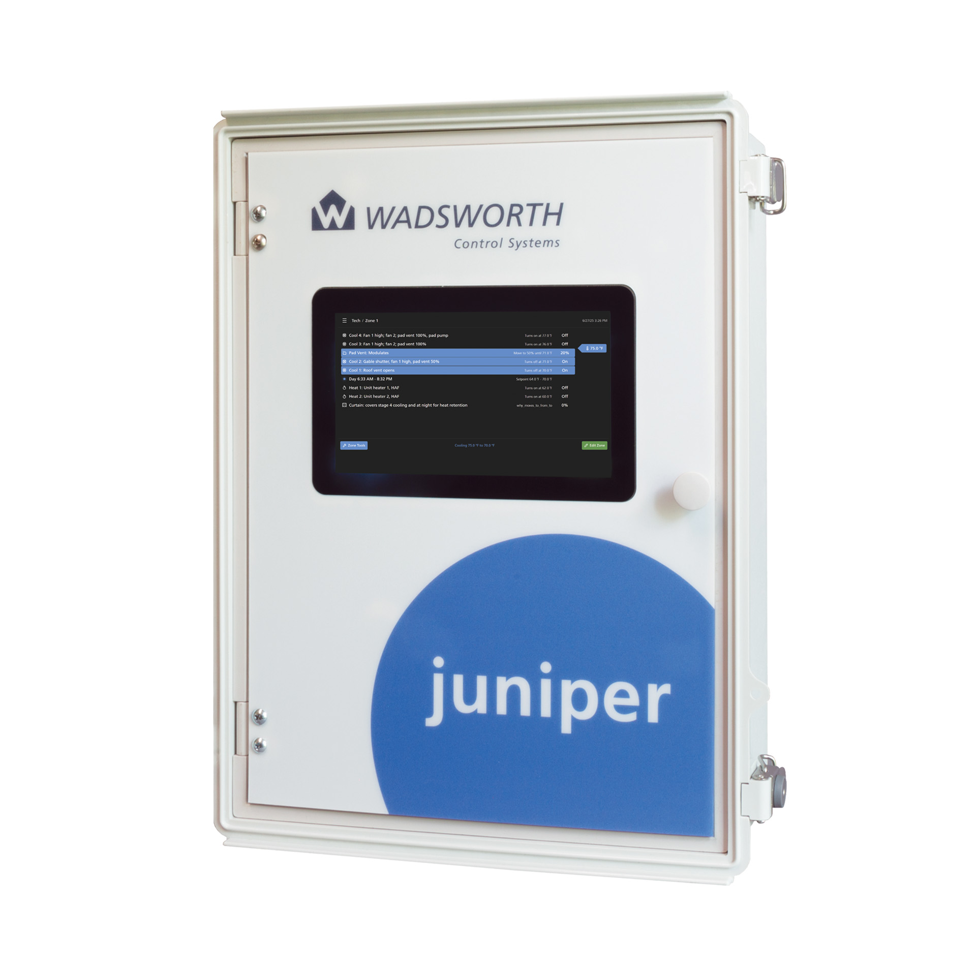 Wadsworth Controls Juniper Greenhouse Automation